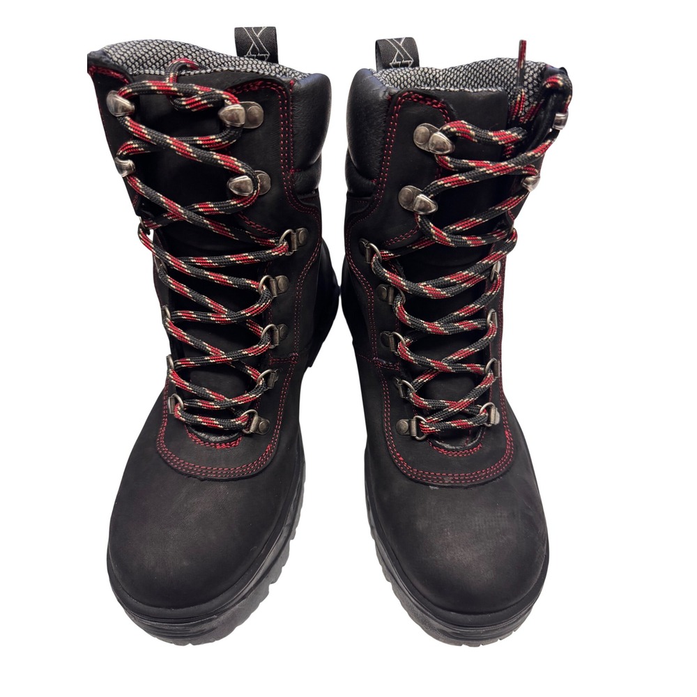 Xena Horizon Women 10 Carbon Black Safety Work Boots EH PR Slip Resistant